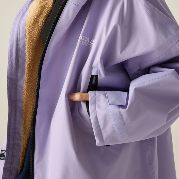 Regatta Unisex Adult Waterproof Fleece Lined Changing Robe - Pansy