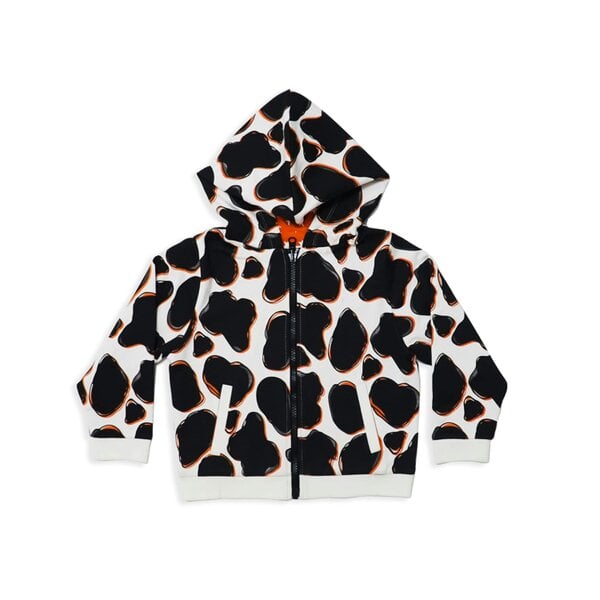 Lucy & Sam Cow Reversible Hooded Top