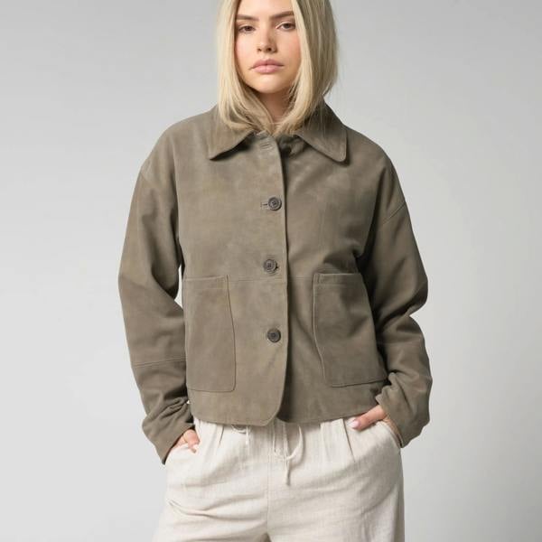 Women's Sage Suede Jacket