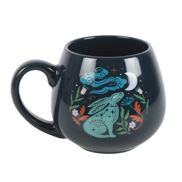 Serano Midnight Hare Rounded Mug