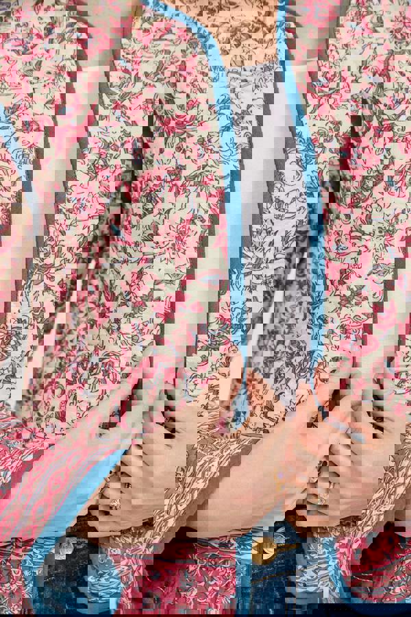 Mudflower Reversible Paisley Quilted Jacket