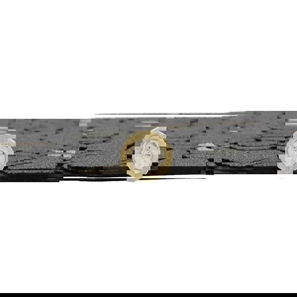 JVL Canyon Scraper Rubber Doormat 45x75cm, Black