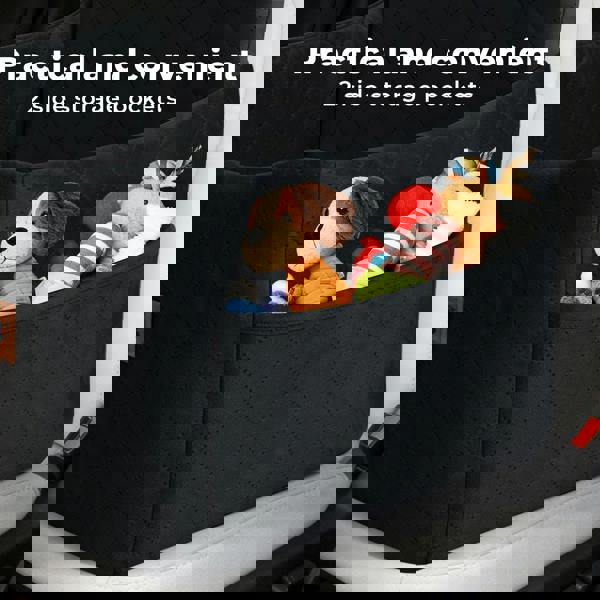 Skylos Pet Booster Dog Car Seat Safe Travel Carrier Bed Bag Basket Puppy Black