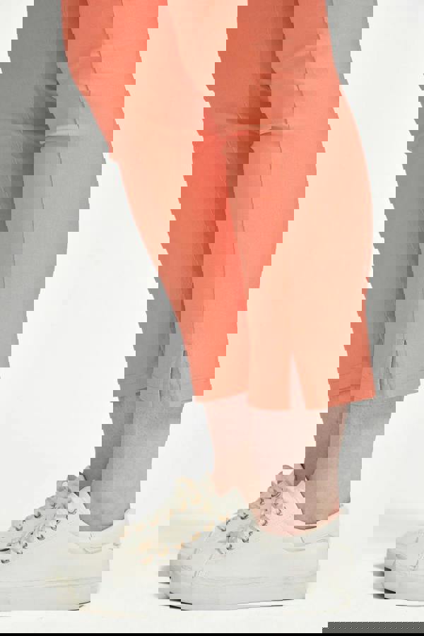 Mudflower Button Detailed Bengaline Stretch Trousers