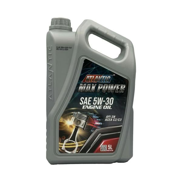 Atlantic 5w30 Fully Synthetic Engine Oil API SN Acea C3 MB 229.31/229.51 LL-04 Dexos 2