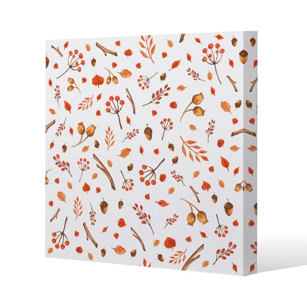 Benjamin Tate Design Acorns & Leaves (Canvas Print)