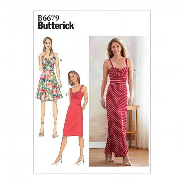 Butterick Sewing Pattern 6679, Dresses for Women, A5 (6-8-10-12-14) - Easy