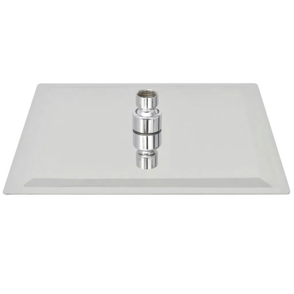 Berkfield Rain Shower Head 2 pcs Stainless Steel 25x25 cm