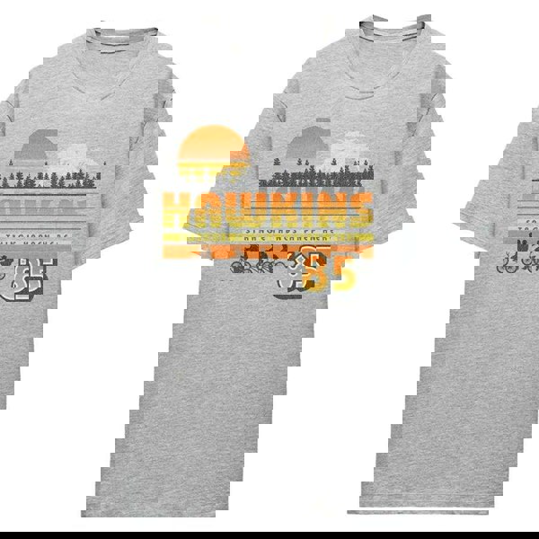 Stranger Things Womens Hawkins 85 Retro T-Shirt - Athletic Heather