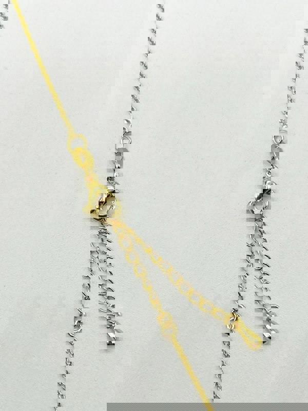 SVNX Virgin Mary Pendant Necklace in Gold Colour