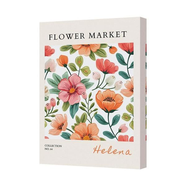 Benjamin Tate Design Flower Market Canvas Art Print Helena Floral Wall Decor