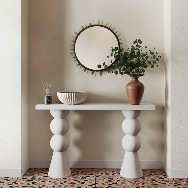 Furniture Edit Lupita White Console Table