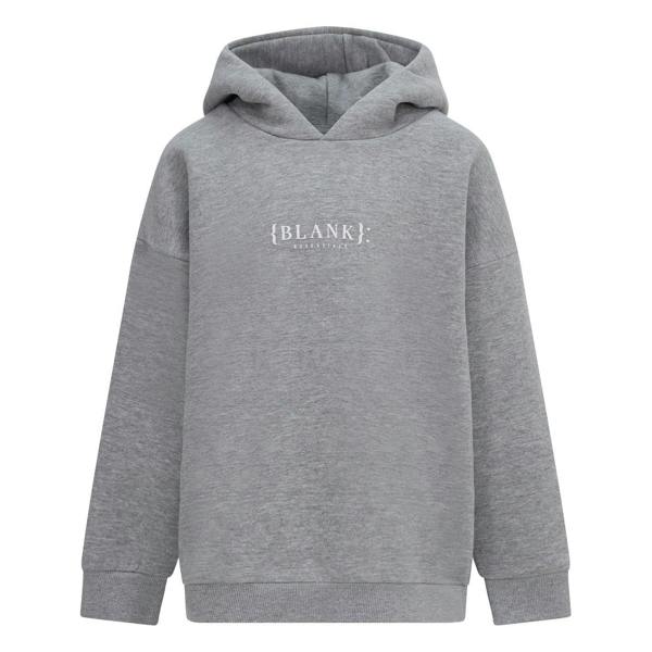 Blank Essentials Unisex Adult Core Puffer Hoodie - Grey Marl - 