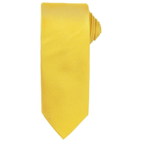 Premier Unisex Adult Micro Waffle Tie - Sunflower