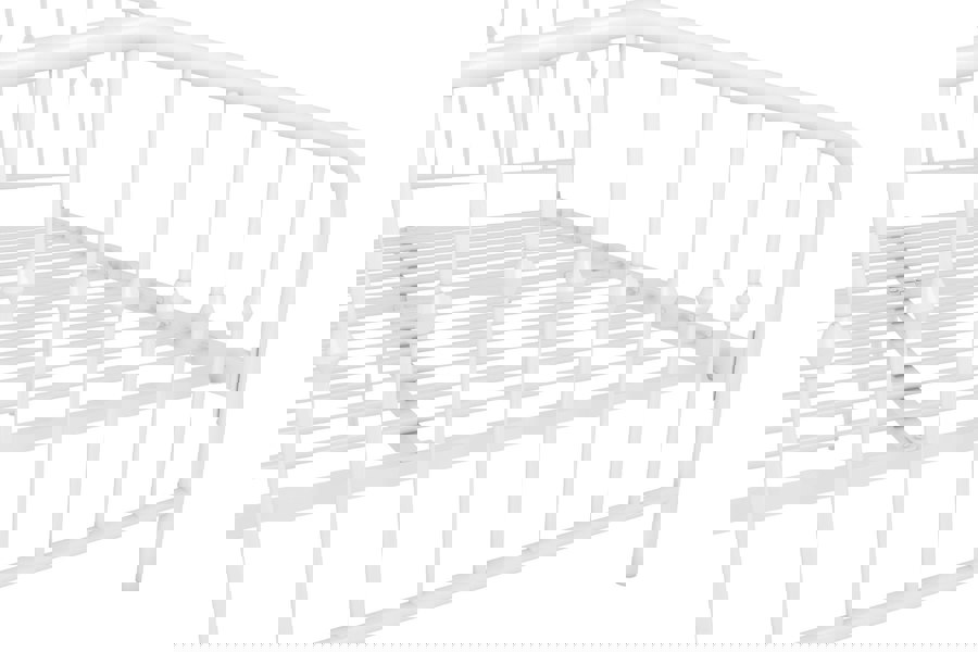 Dorel Home Bushwick Metal Bed White - Double