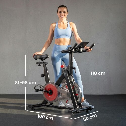 SPORTNOW Exercise Bike for Home Gym with Smart APP, Magnetic Resistance