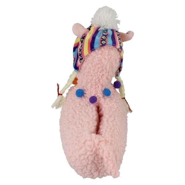 Spot On Childrens Spot On Novelty Pink Llama Slippers X2105
