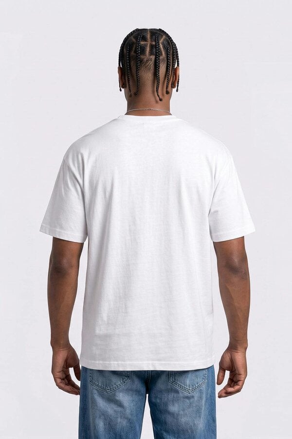 London Attitude Doberman Oversized Heavyweight Graphic White T-Shirt