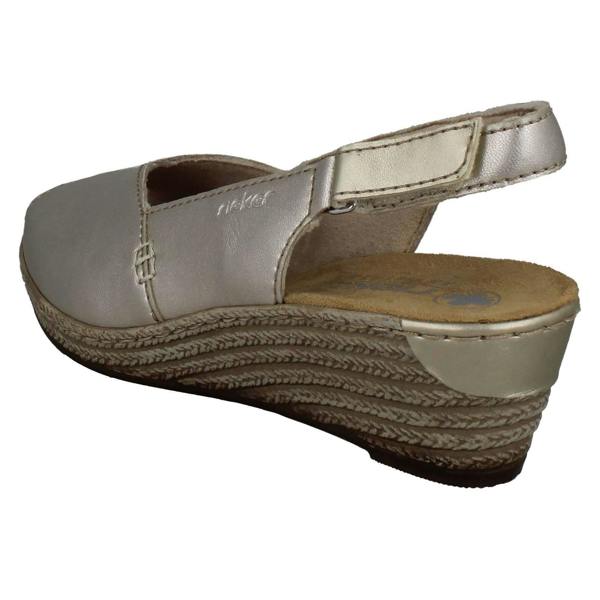 Rieker Ladies Rieker Slingback Wedge Sandals 62462