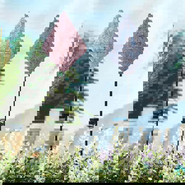 Luxform Solar LED Moroccan Stake Light Blue