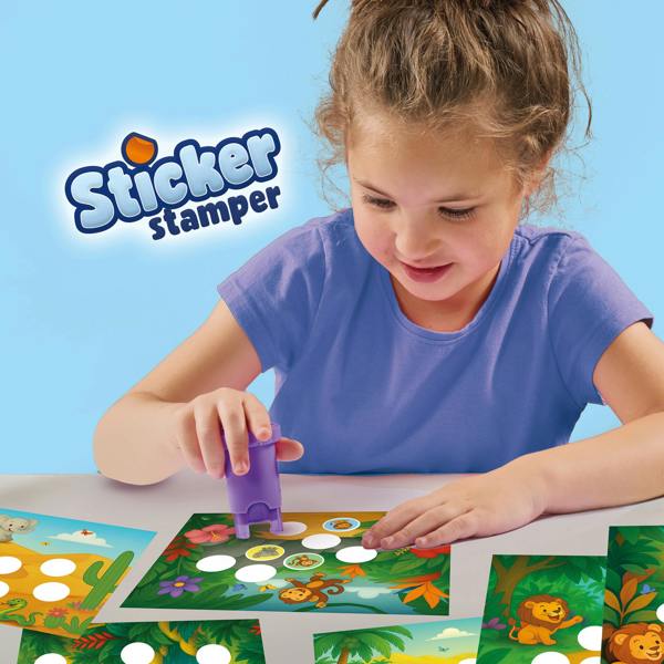 SES Creative Sticker Stamper - Jungle Animals