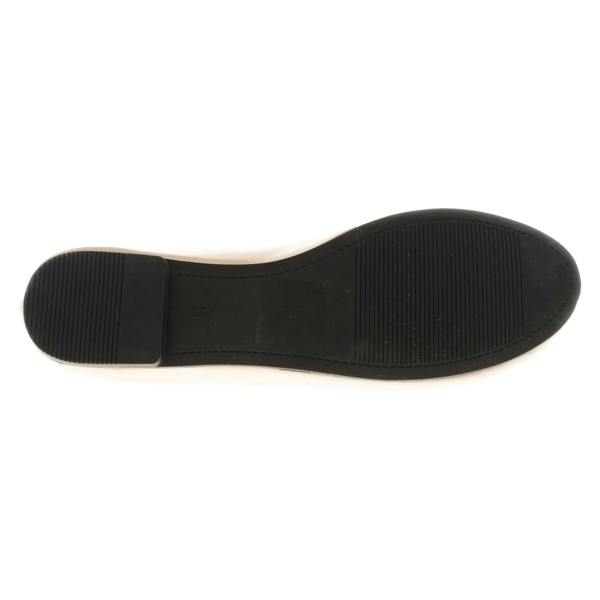 Spot On Ladies Spot On Flat Metallic Ballerina Shoes F80398