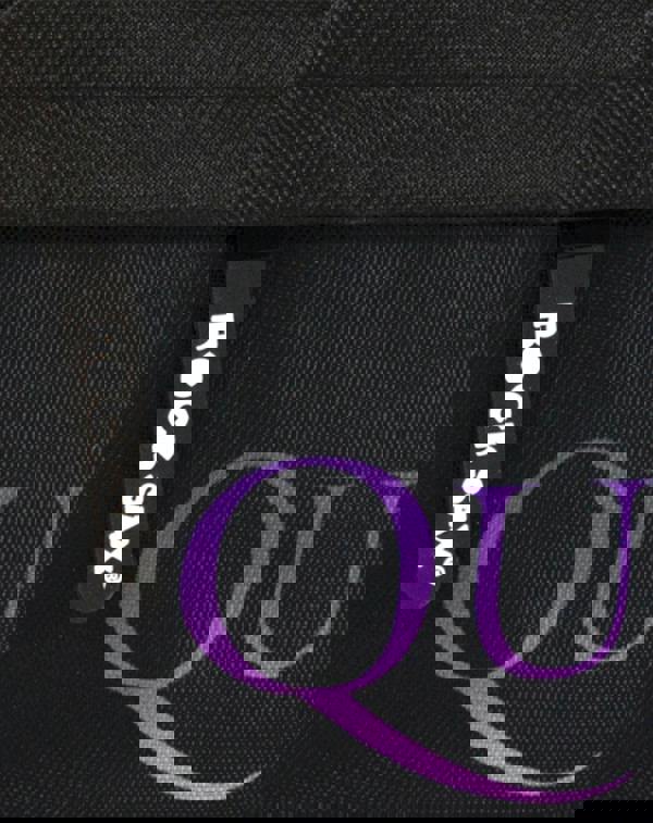 Vanilla Underground Rock Sax Unisex Black Queen Band Logo Wash and Toiletry Bag (One Size)