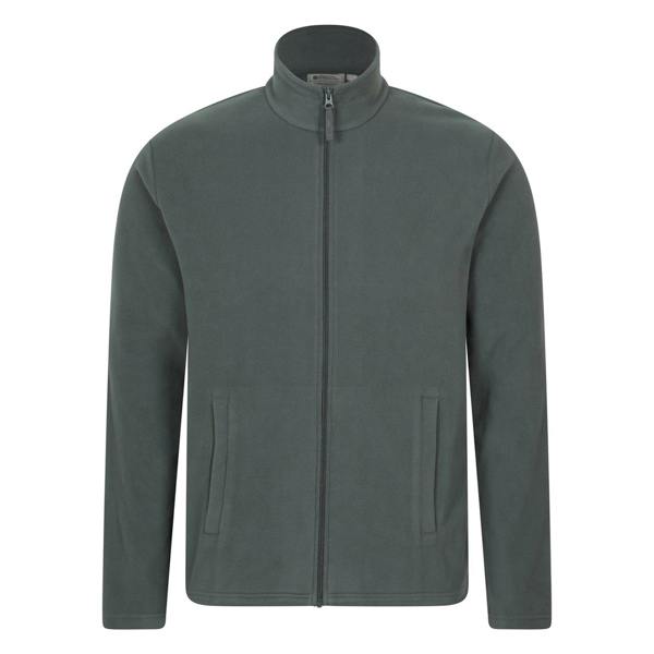 Mountain Warehouse Mens Raso Full Zip Fleece Top - Khaki Green - 
