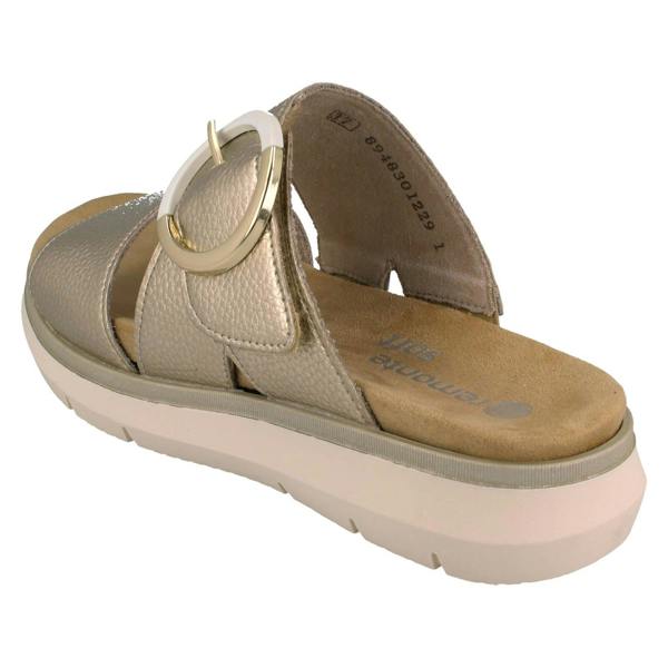Remonte Ladies Remonte Casual Mules With Adjustable Strap And Removable Footbed D2K51