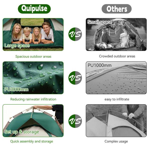 Leaper 4-6 Person Family Multicoloured Camping Tent