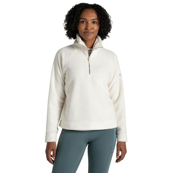 Craghoppers Womens/Ladies Raya Half Zip Fleece Top - Sea Salt - 