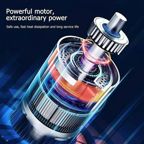 Dragodirect 12V Portable LED Tyre Inflator Fast 150 PSI Car & Bike Air Pump with 4 Nozzles & Cooling System