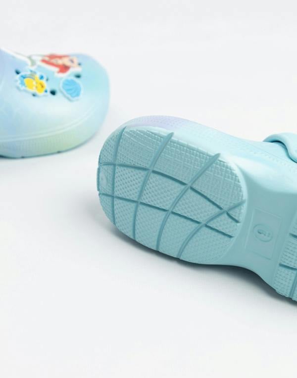 Disney The Little Mermaid Girls Blue Ariel Clogs