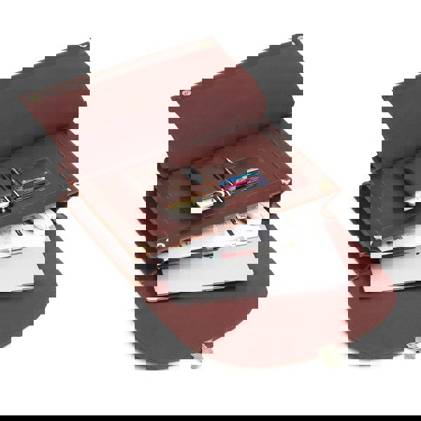 Yorke Leather Laptop Messenger Bag - DÖTCH CLUB