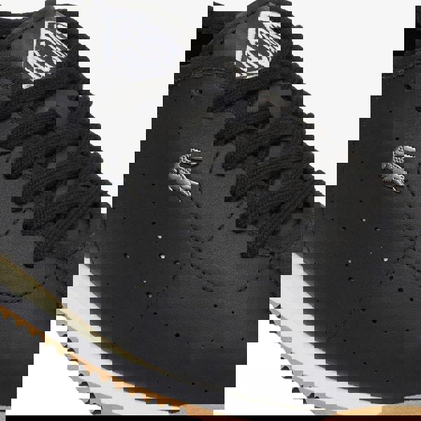 Lacoste Mens Club Leather Low Trainers - Black - 