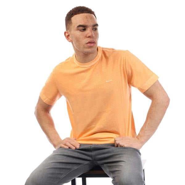 Gant Mens Sun Faded T-Shirt - Orange - 