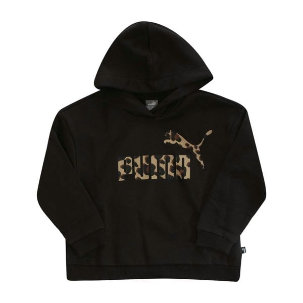 Puma Childrens/Kids Essentials+ Relaxed Fit Hoodie - Black