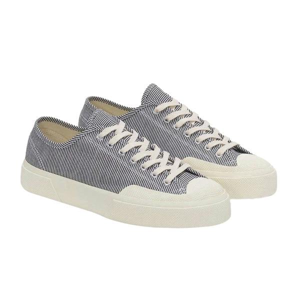 Superga Unisex Adult 2432 Works Stripe Trainers - Blue/White - 
