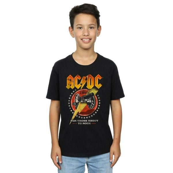 AC/DC Boys For Those About To Rock 1981 T-Shirt - Black