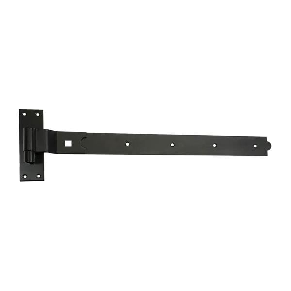 Hook and Band Hinge - Cranked - Black