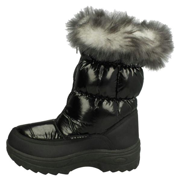 Spot On Girls Spot On Fur Lined Snow Boots