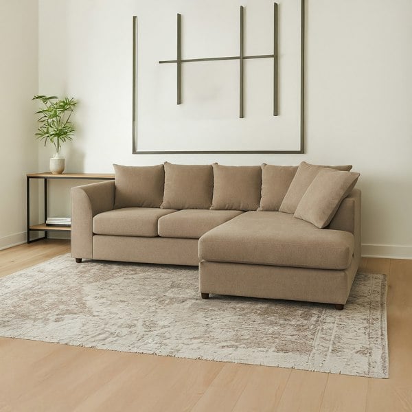 Furnishings For Less Fern Keira Fabric Corner Sofa