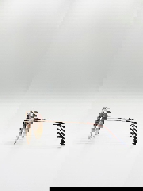 SVNX Double Bridge Metal Frame  Sunglasses