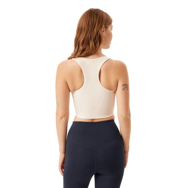 Girlfriend Collective Womens/Ladies Paloma Racerback Bra - Ivory