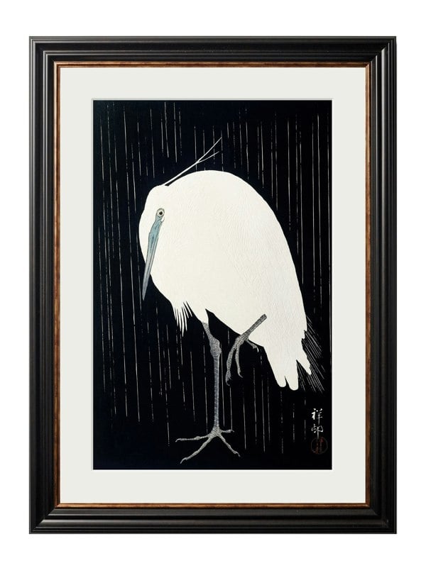 Exceptional Art c.1910 Egrets - Ohara Koson
