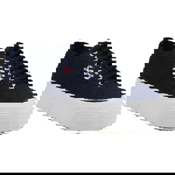 Superga 2740 Women's Platform Trainers - Navy