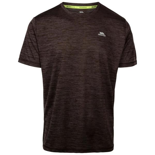 Trespass Mens Kearsley Active Top - Dark Flint Marl - 