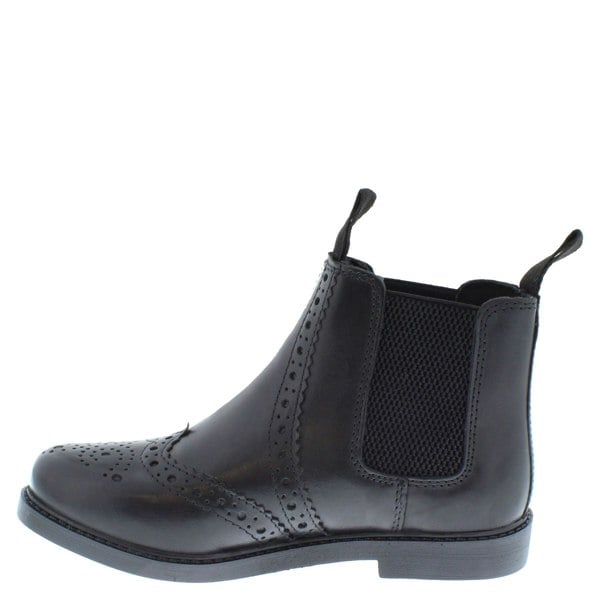 Frank James Cheltenham Boys Girls Brogue Chelsea Leather Jodphur Boots