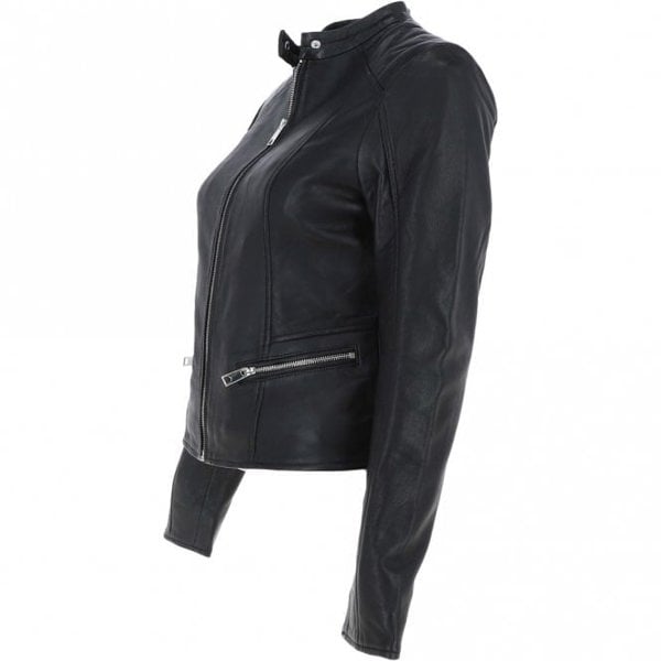 Ashwood 'Serefina' Real Leather Biker Jacket