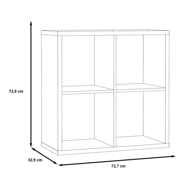 Wyld Haus Mauro 2x2 Storage Unit in Artisan Oak